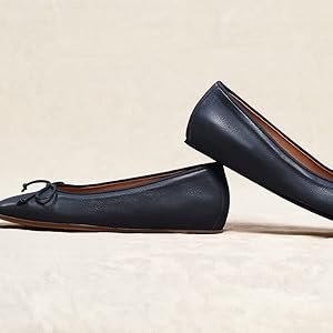 靴 OBLIQUE TOE FLAT SHOES OBLIQUE TOE FLAT SHOES